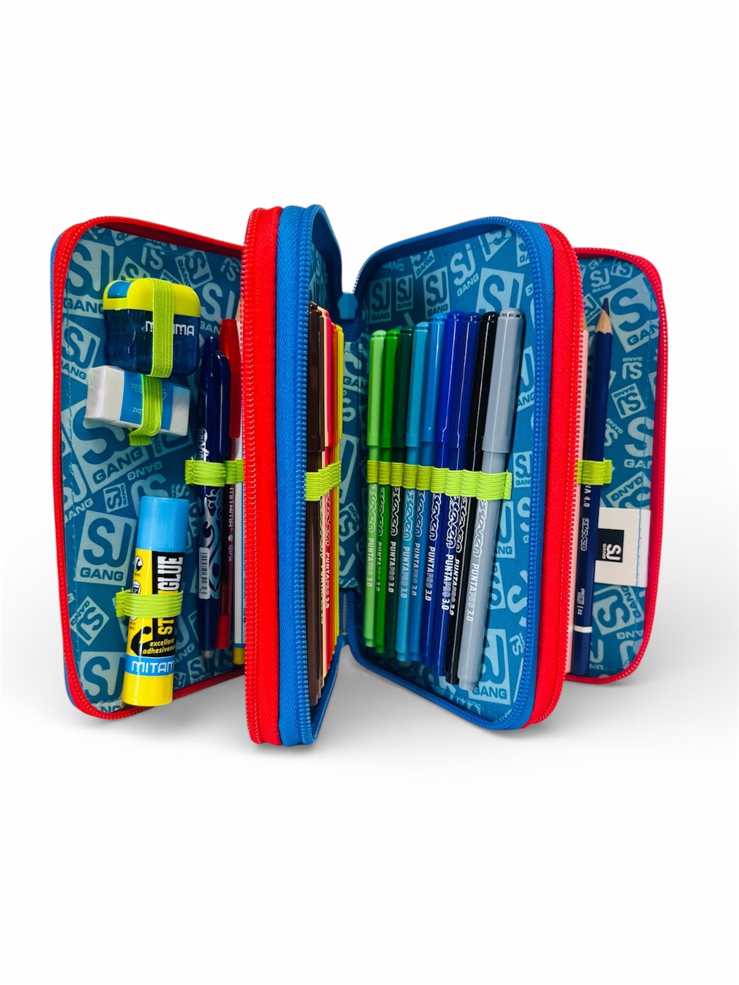 Astuccio 3 Zip Seven Sj Gang – Astuccio Scuola a Tre Scomparti
