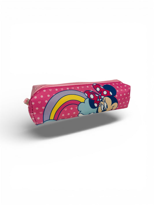 Astuccio Portapenne Tondo Minnie  – Astuccio Scuola con Zip