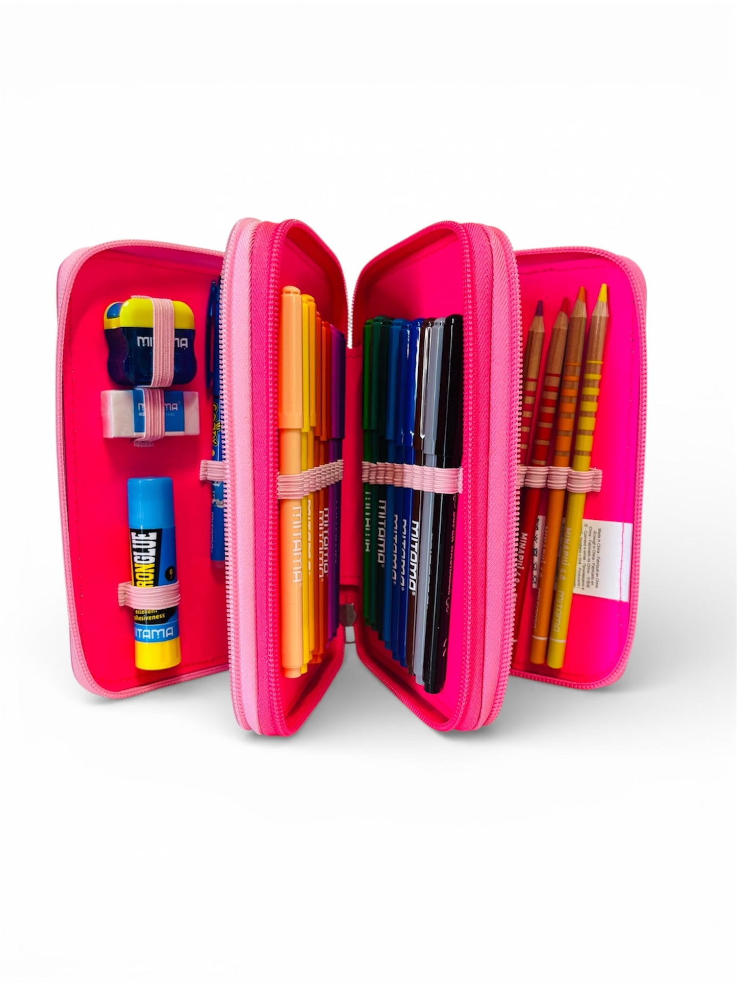 Astuccio 3 Zip Seven Gattino – Astuccio Scuola a Tre Scomparti