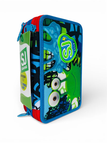 Astuccio 3 Zip Seven Sj Gang – Astuccio Scuola a Tre Scomparti