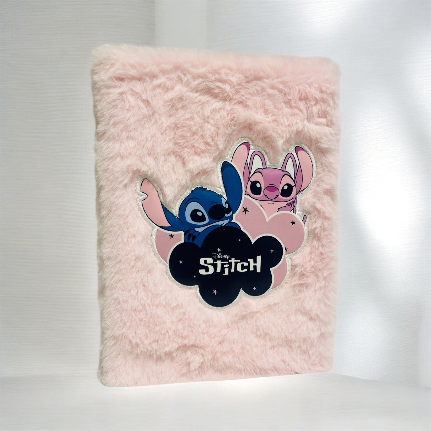 Taccuino Stitch con Copertina in Peluche – Quaderno Morbido Disney