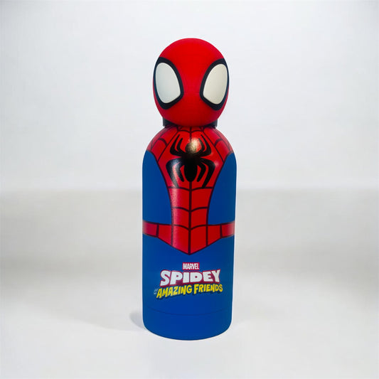 Borraccia Termica Spiderman Seven in Acciaio Inox – Borraccia Bambini con Tappo a Forma di Spiderman